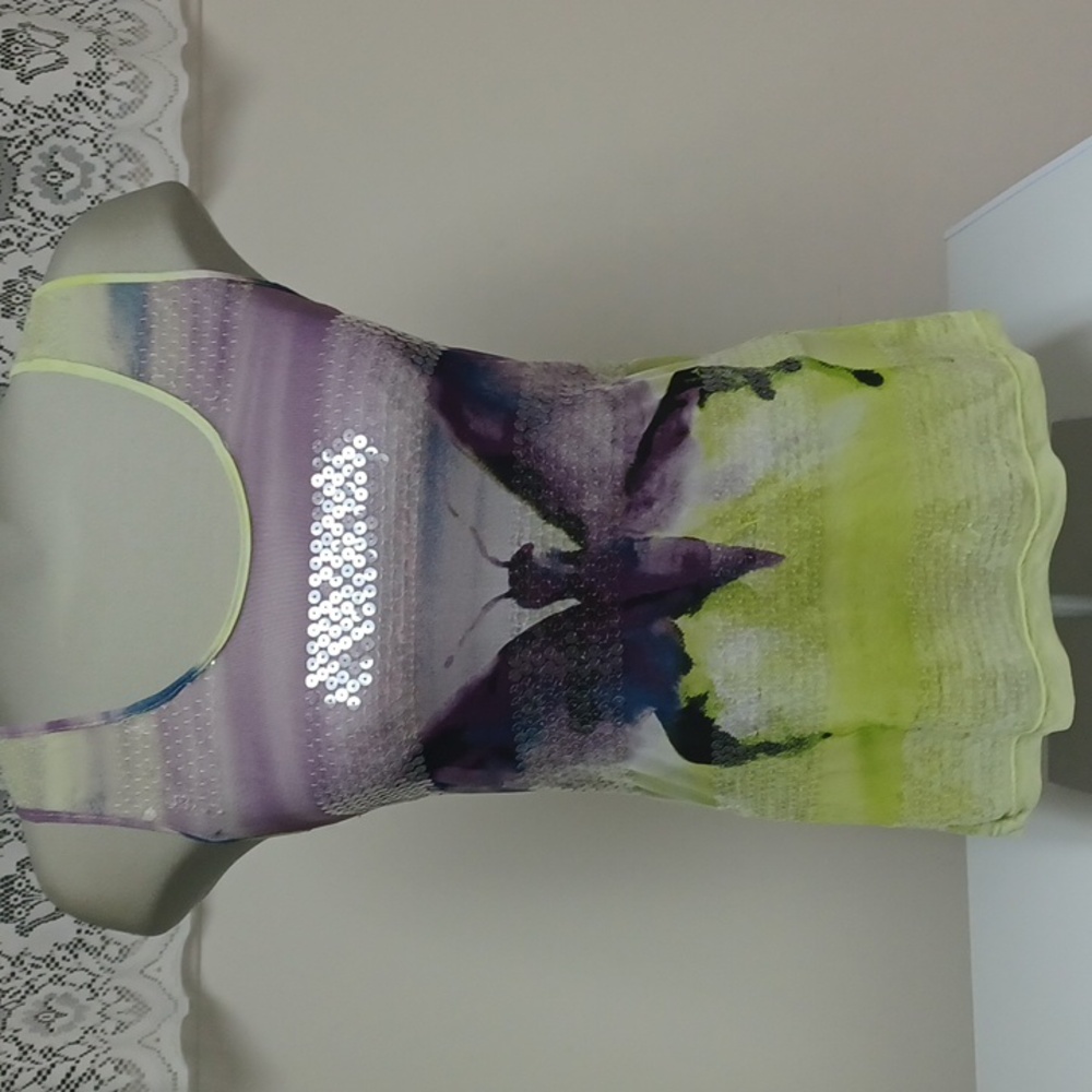 Tristan multicolor shiny camisole Size S
